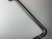 Towel Rail Handle with Button - 500mm CTC - Gun Black Dumb Oil
